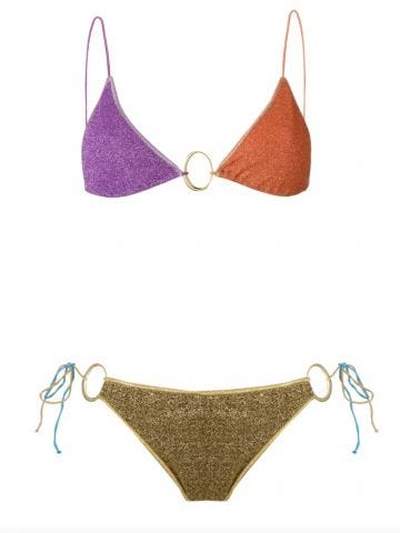Multicolored Lumière Colorè O-kini Bikini Set