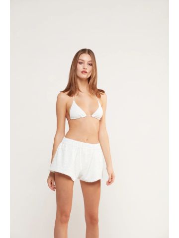 White sequins Shorts