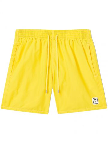 Palm Angels x Vilebrequin yellow Swim Shorts