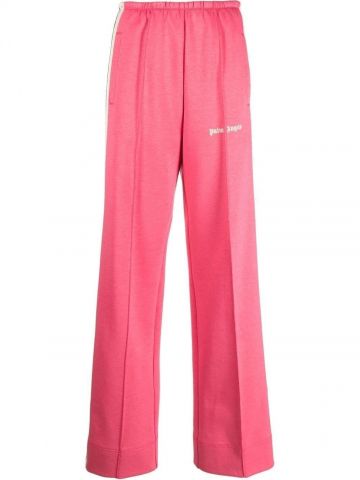 Pantaloni sportivi rosa con stampa logo