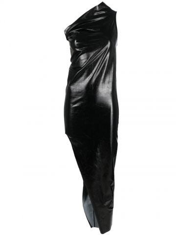 Black Athena one-shoulder Gown