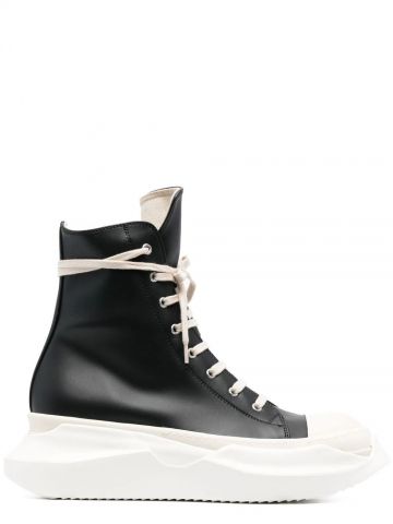 Abstract chunky high-top sneakers