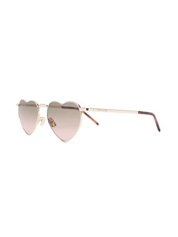 Brown gradient effect sunglasses