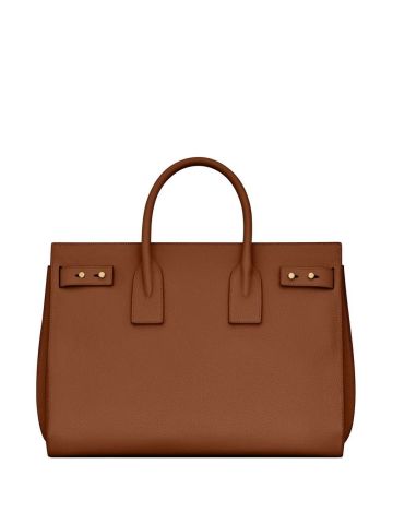 Brown Sac de Jour tote bag with gold detailing
