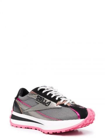 Black and pink Reclypse Sneakers
