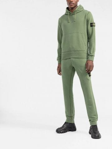 Green cotton sport pants