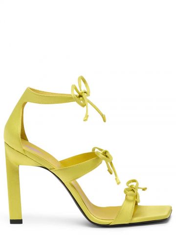 Yellow Aria heeled Sandals