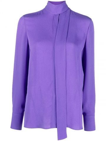 Purple Georgette Shirt