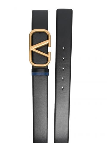 VLogo-buckle belt