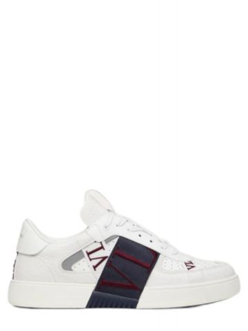 White Low-Top VL7N Sneakers