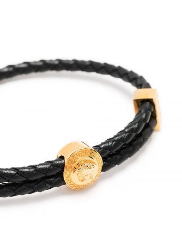 Black Medusa woven bracelet