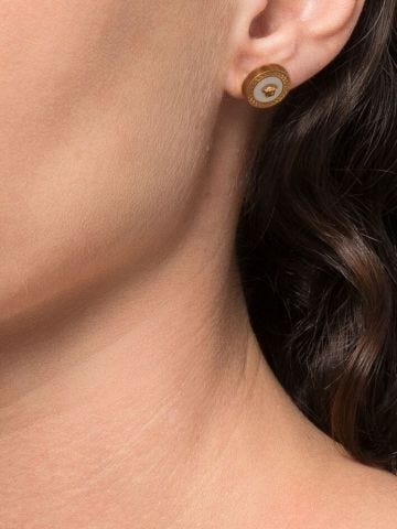 Medusa head gold Earrings