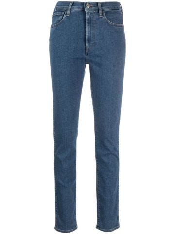 Straight Authentic high-rise slim-cut jeans