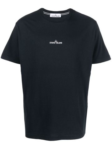 Compass logo-embroidered T-shirt