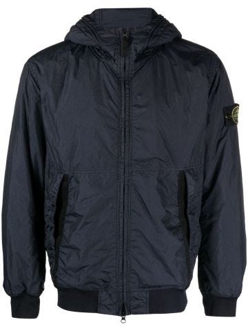Blue jacket with Compass application
