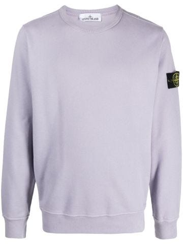 Lilac sweatshirt with Compass logo