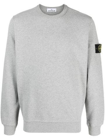 Light grey sweatshirt with Compass logo