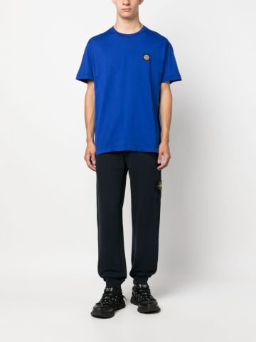 Blue sport pants with Compass patch