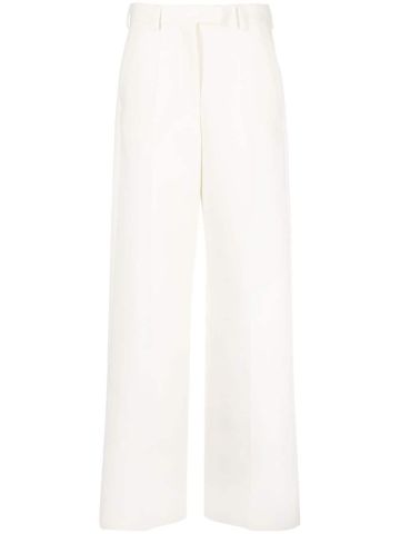 Valentino Garavani pantaloni sartoriali bianchi a vita alta