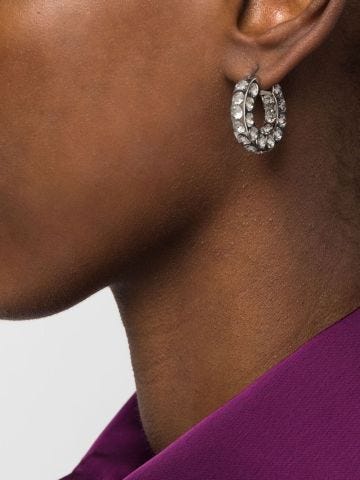 Small Jahleel hoop earrings