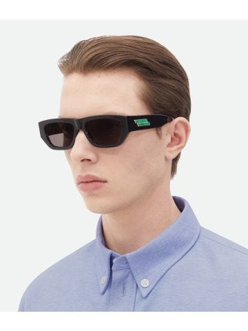 Bolt Rectangular Recycled Acetate Sunglasses
