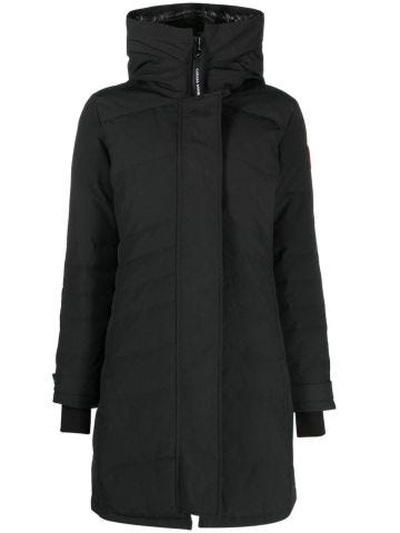Black padded zippered coat