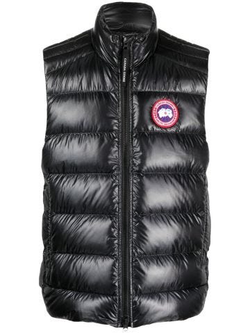 Crofton black padded vest