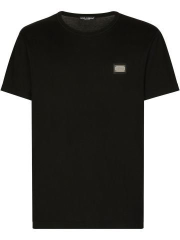 DG Essentials black crew-neck T-shirt