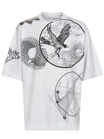 White Hen T-shirt with graphic print