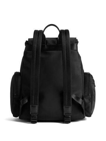Black Icon multi-pocket backpack