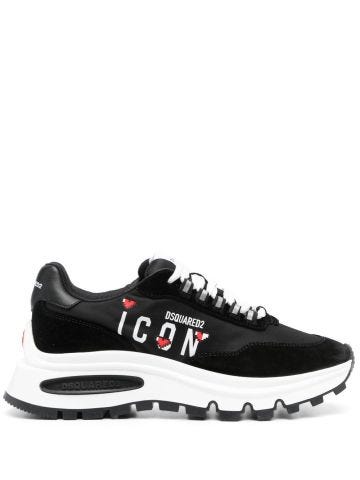 Black Run Icon Sneakers