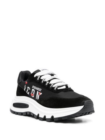 Black Run Icon Sneakers