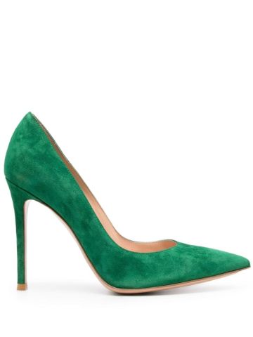 Green Gianvito 105 Pumps with stiletto heel