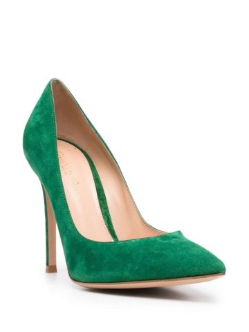 Green Gianvito 105 Pumps with stiletto heel