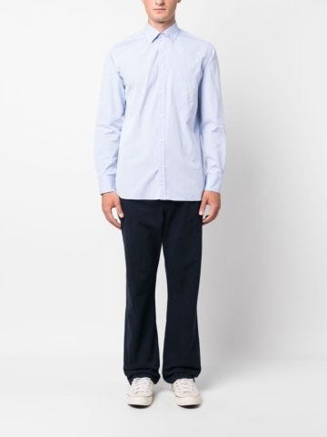 Light blue shirt with embroidery