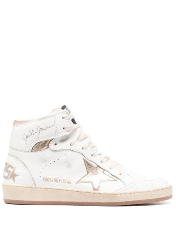 White sneakers with applique