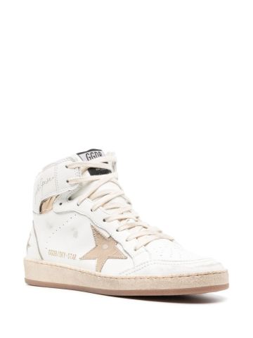 White sneakers with applique