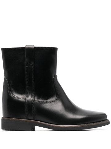 Susee black low boots