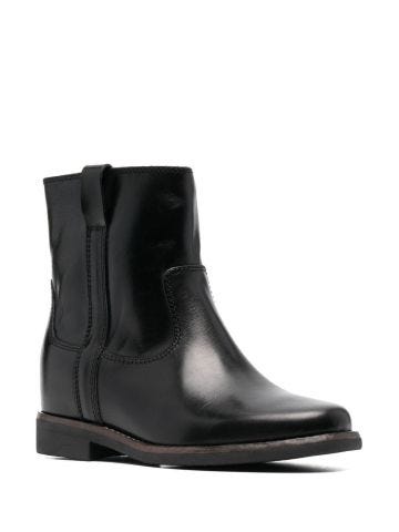 Susee black low boots