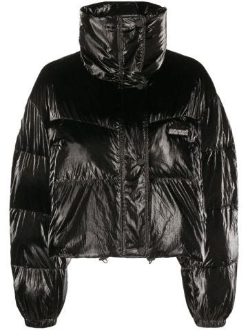 Black oversized down jacket Telia