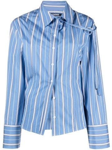 Light blue striped shirt La Chemise Ruban