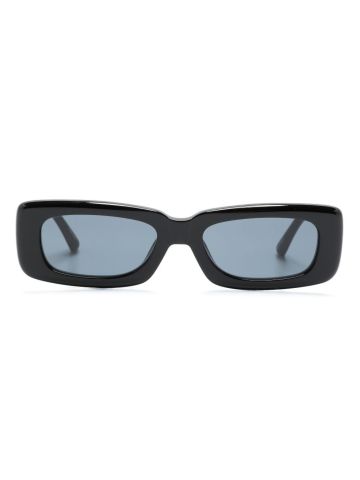 Marfa black mini rectangular sunglasses