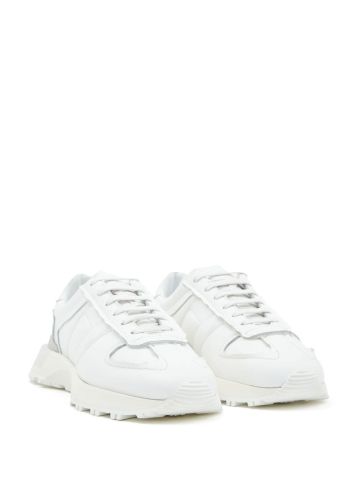 White 50-50 trainers