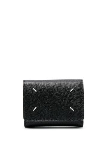 Tri-fold wallet black