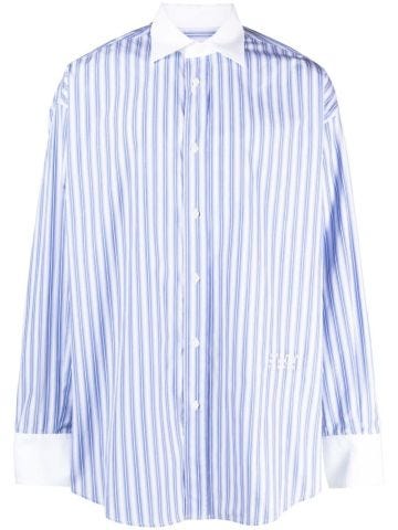 Embroidery striped shirt