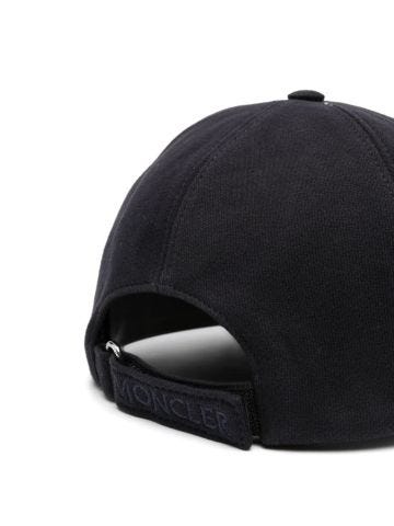Cappello da baseball blu con applicazione logo