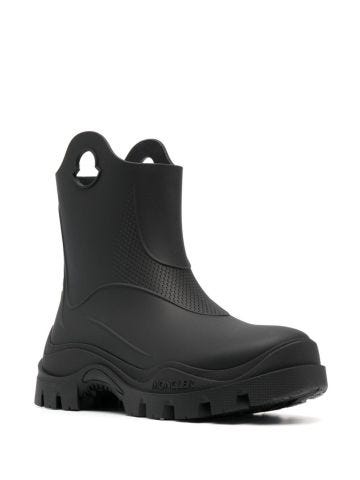 Misty rubberized ankle boots