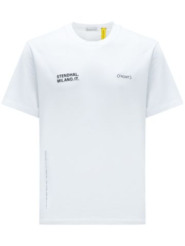 Moncler x FRGMT T-shirt logata bianca