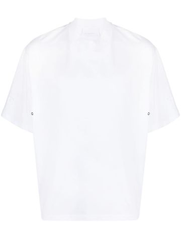 Logo-patch cotton T-shirt