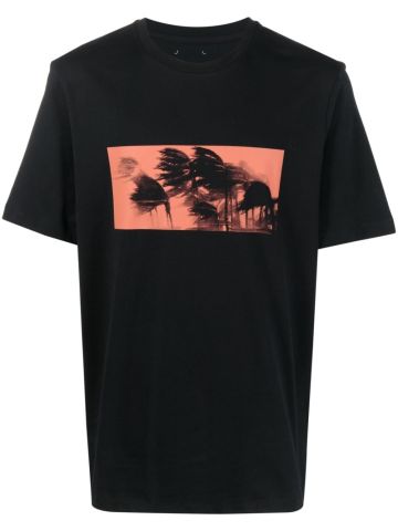 Graphic-print organic cotton T-shirt